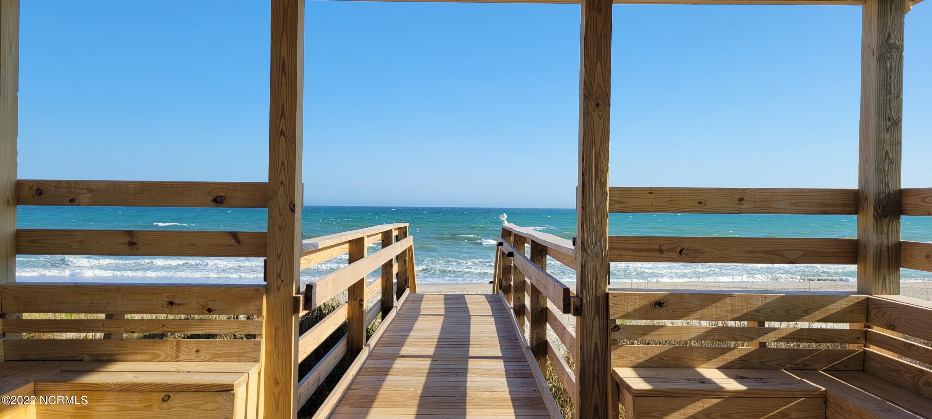 2401 West Fort Macon Road, Unit 119 Atlantic Beach, NC 28512 - Photo 3 of 21 Gazebo to beach