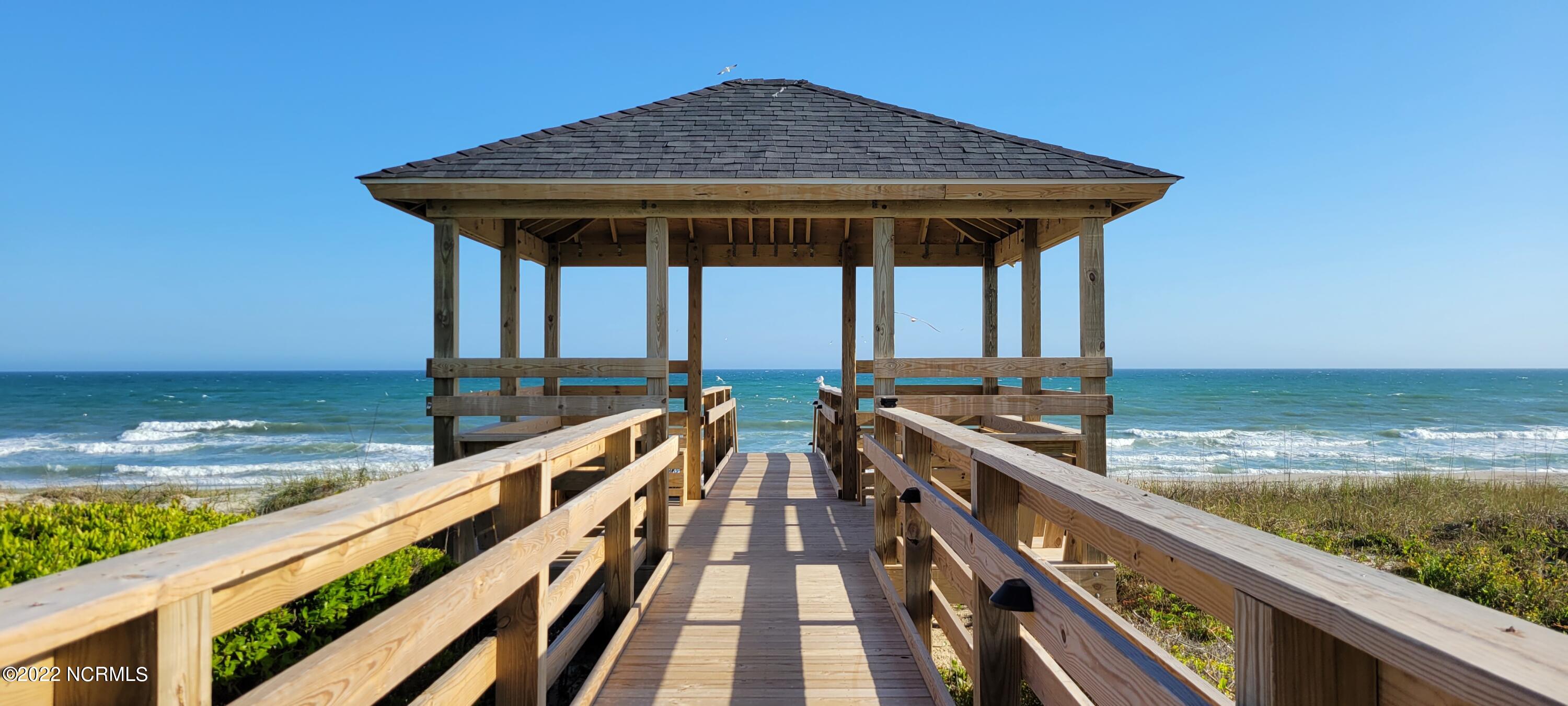 2401 West Fort Macon Road, Unit 119 Atlantic Beach, NC 28512 - Photo 8 of 21 Gazebo to the beach