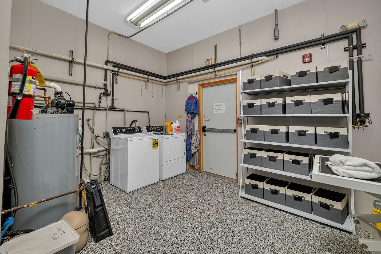 441 North 3059th Road Ottawa, IL 61350 - Photo 11 of 31 a storage room with washer and dryer