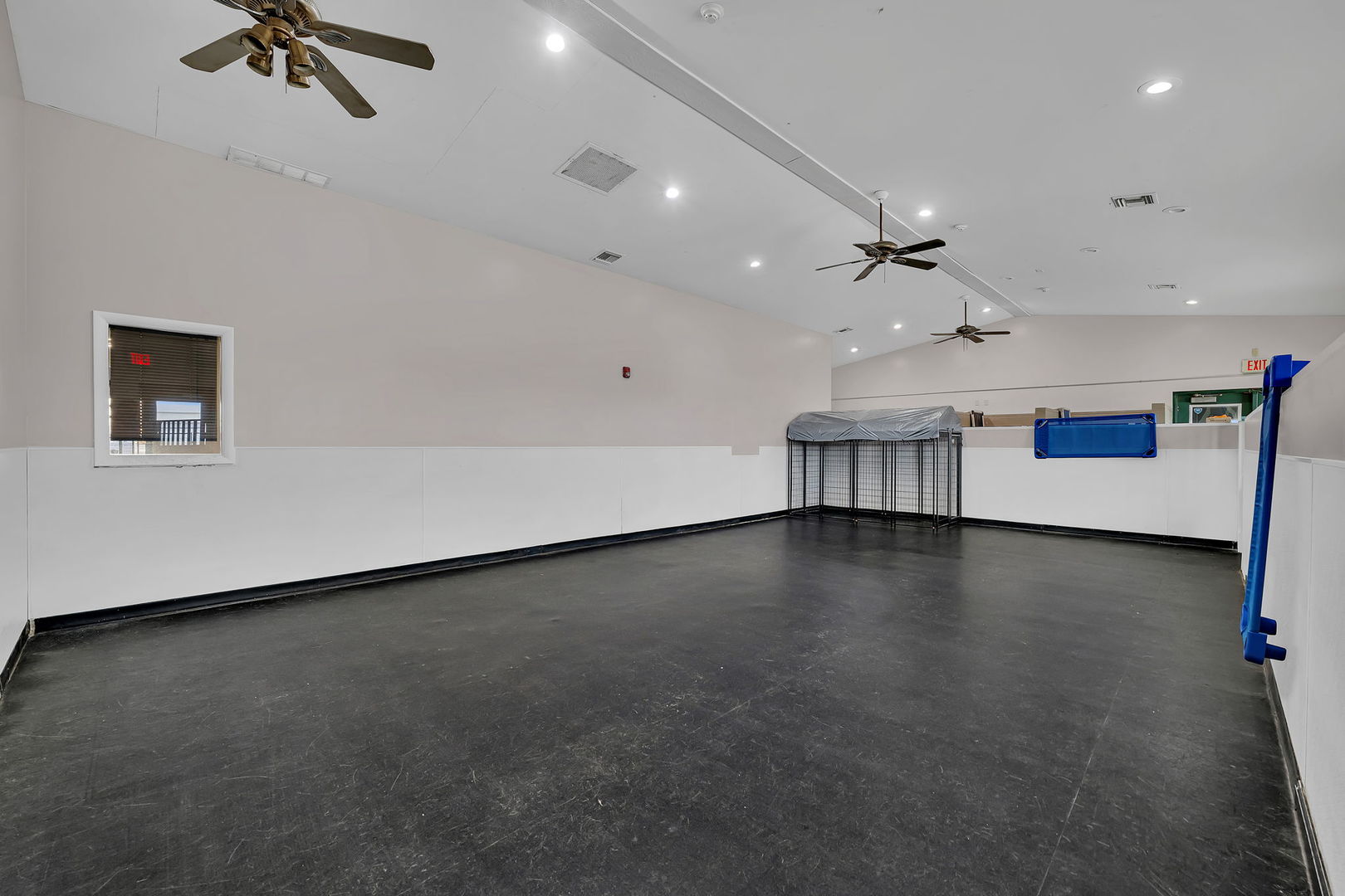 441 North 3059th Road Ottawa, IL 61350 - Photo 16 of 31 an empty room with windows and ceiling fan