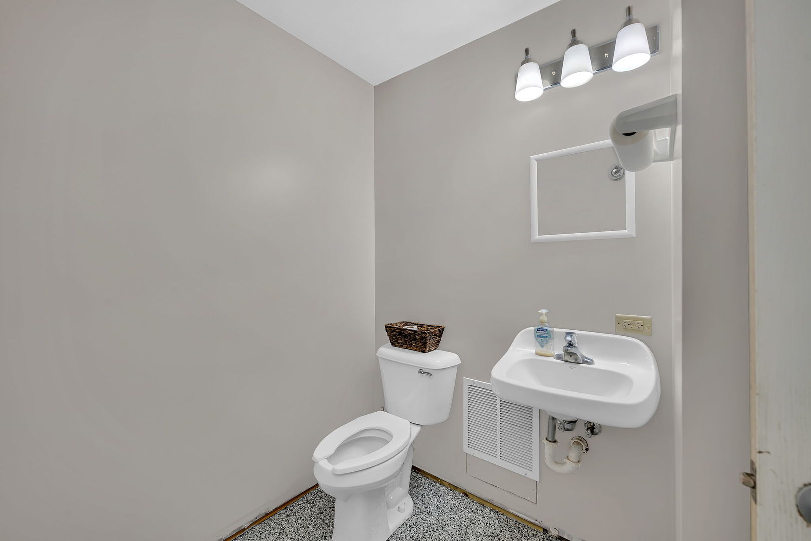 441 North 3059th Road Ottawa, IL 61350 - Photo 19 of 31 a bathroom with a sink mirror and toilet