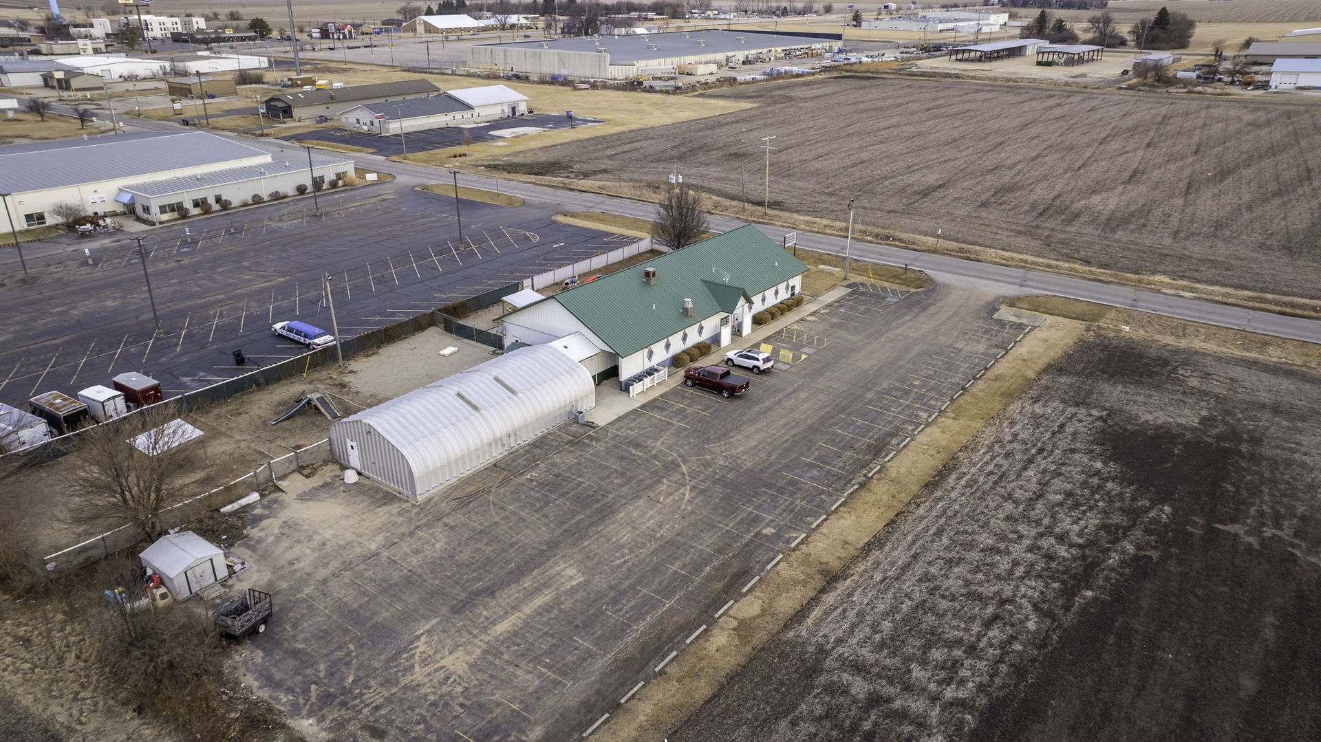 441 North 3059th Road Ottawa, IL 61350 - Photo 27 of 31 an aerial view of residential houses with outdoor space