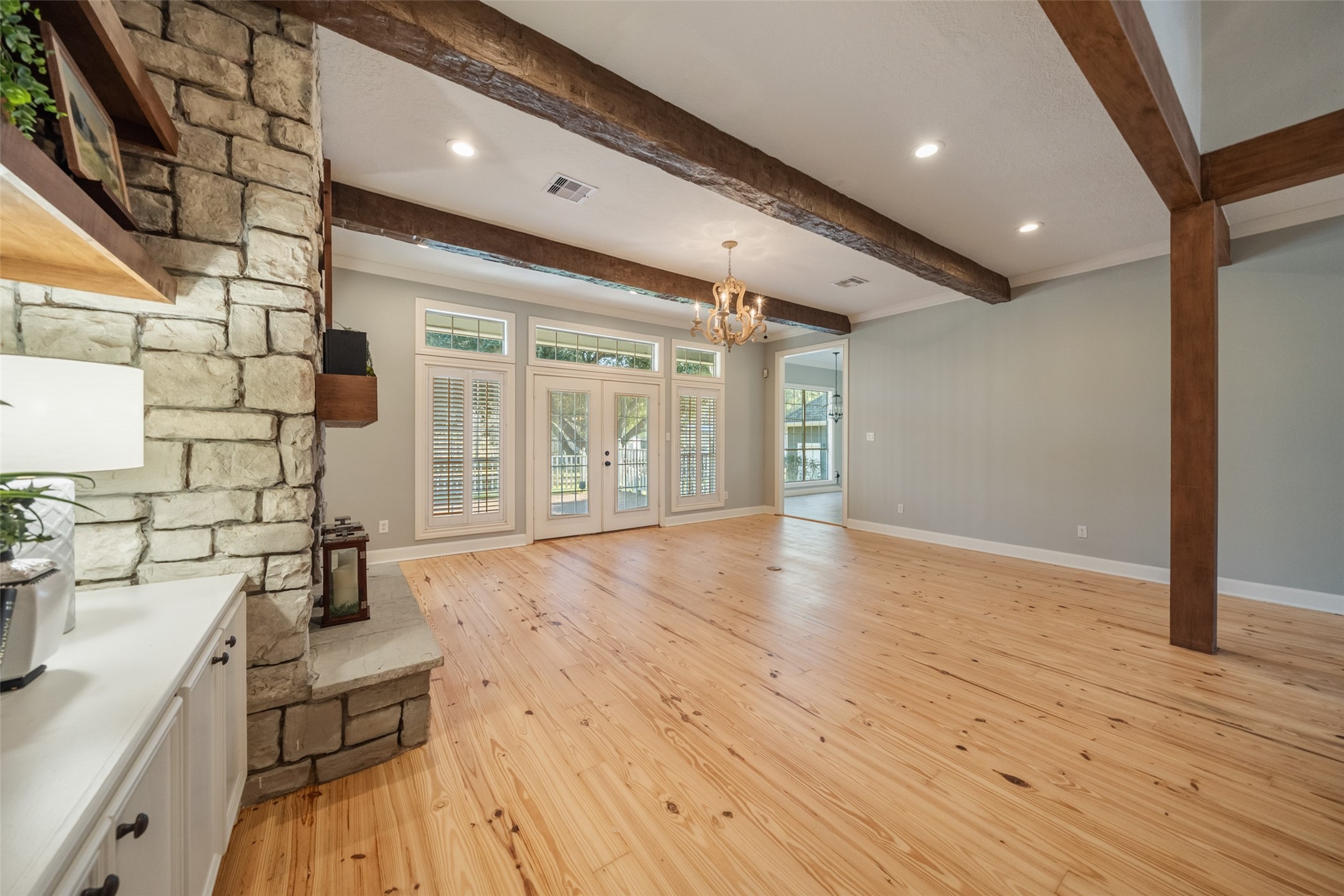 36003 Post Oak Circle Magnolia, TX 77355 - Photo 9 of 50 a view of a kitchen with a sink and wooden floor