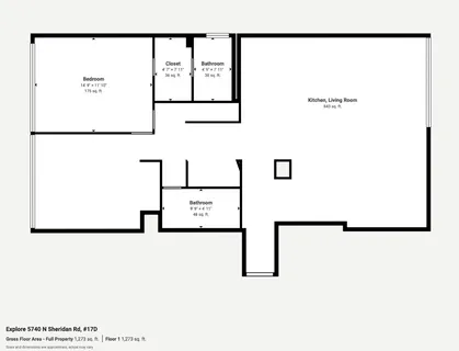 $275,000 | 5740 North Sheridan Road, Unit 17D, Chicago, IL 60660