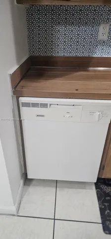 a close view of washer