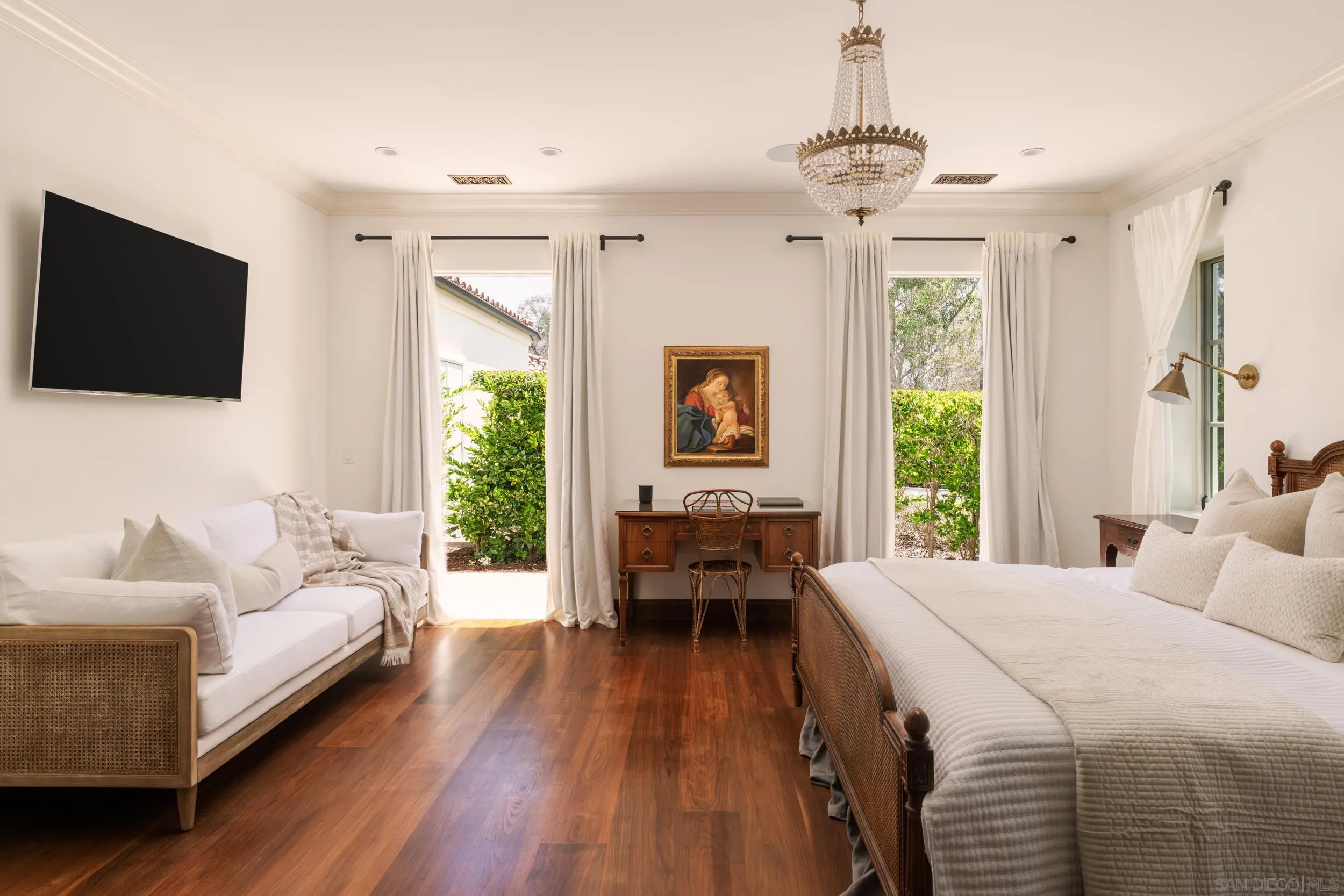 5406 Calzada Del Bosque Rancho Santa Fe, CA 92067 - Photo 12 of 30 a bedroom with a bed and a couch