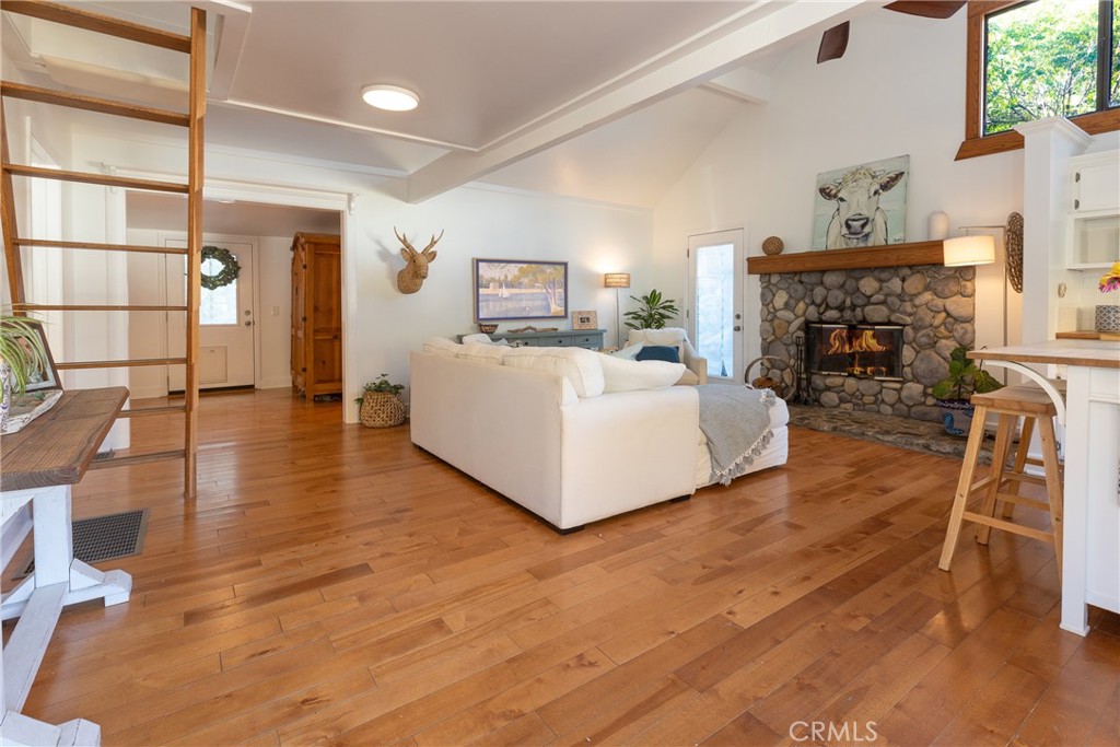 28344 Water Way Silverado, CA 92676 - Photo 13 of 34 a living room with furniture and a fireplace