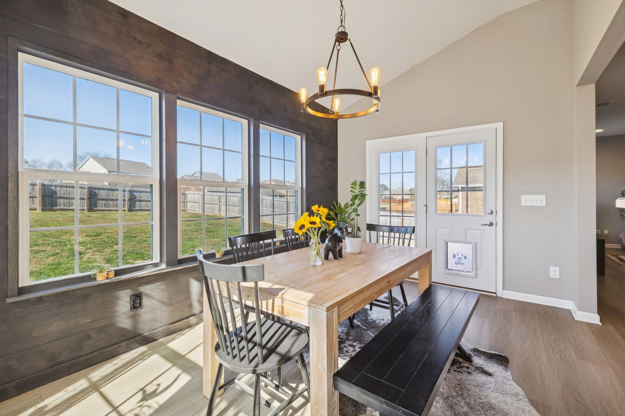 140 Hackney Lane Gallatin, TN 37066 - Photo 34 of 66 a view of a dining room with furniture a chandelier and wooden floor