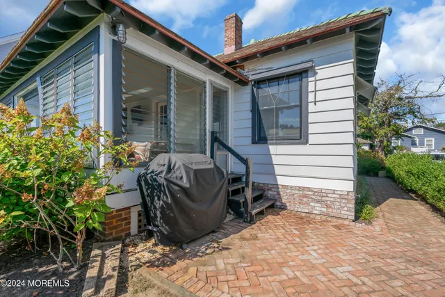a view of a lake with boats