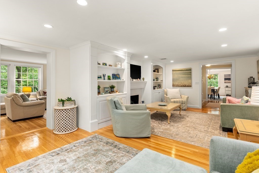 25 Hubbard Road Weston, MA 02493 - Photo 6 of 38 a living room with furniture and a couch
