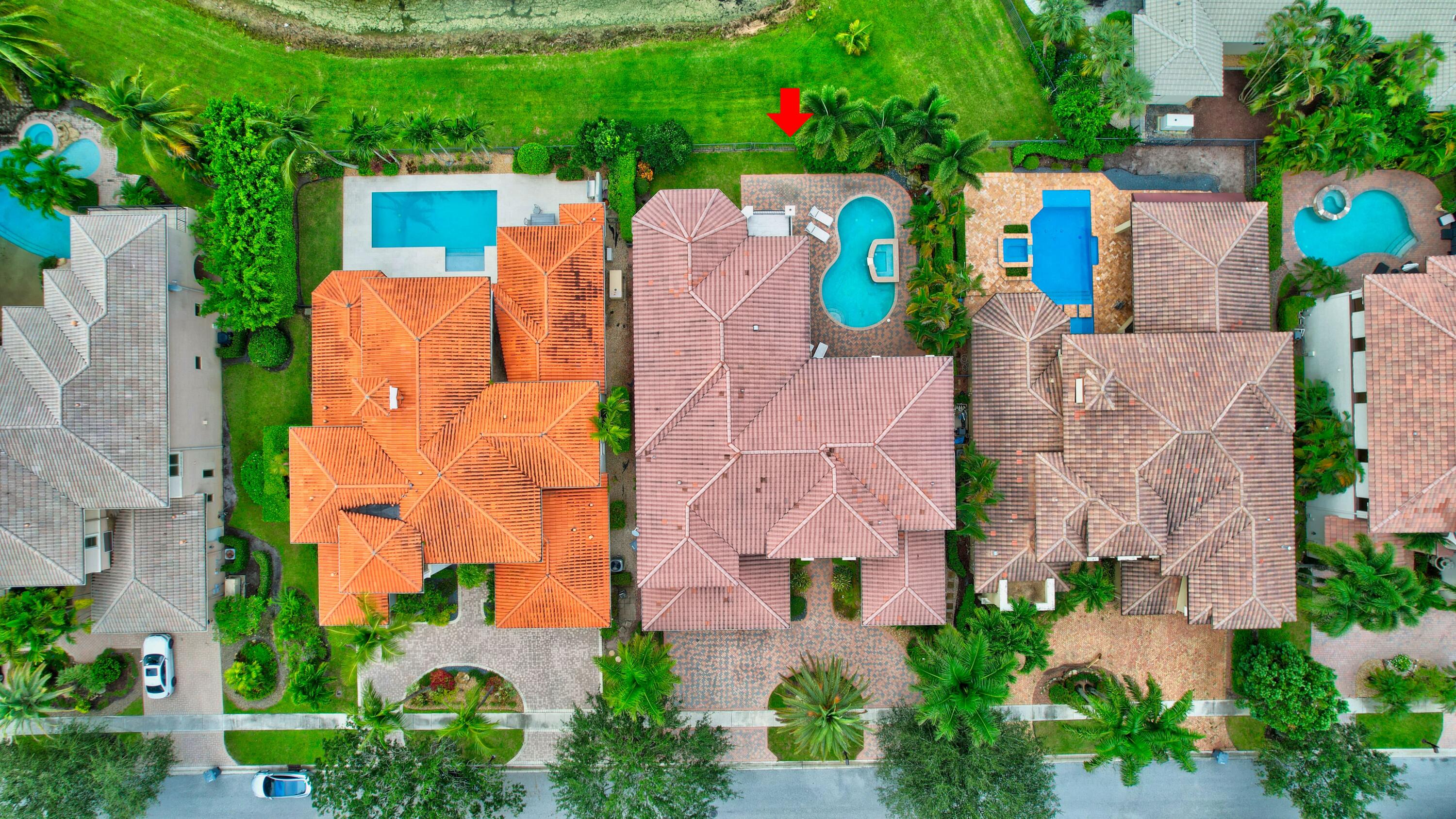 17698 Middlebrook Way Boca Raton, FL 33496 - Photo 54 of 68 an aerial view of house with outdoor space and swimming pool