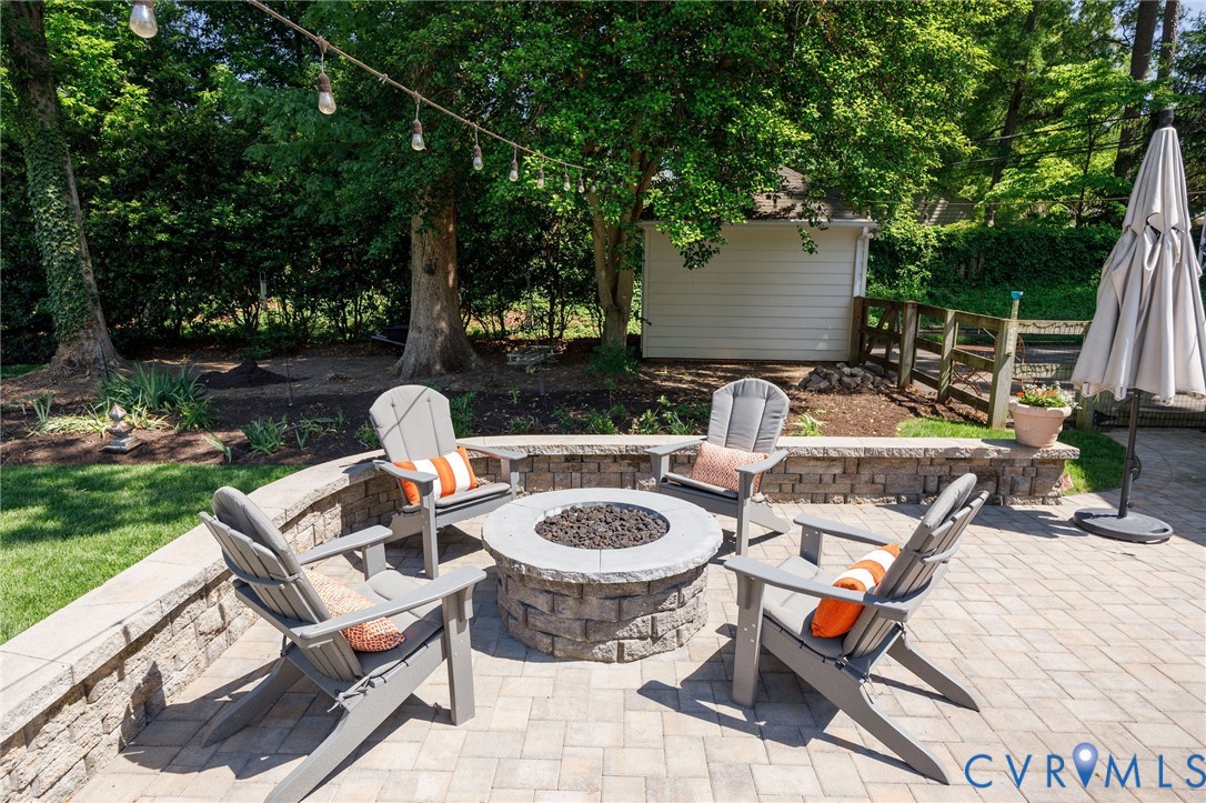 2909 Skipton Road Richmond, VA 23225 - Photo 48 of 65 Gas firepit