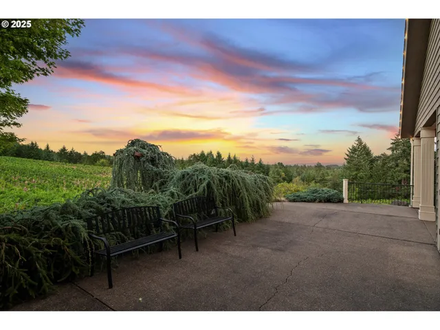 a view of a golf course with a lake