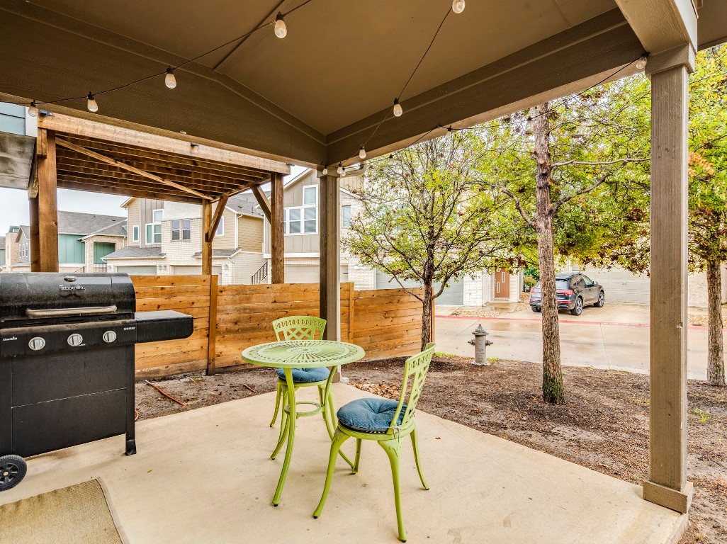 7408 Merrick Lane, Unit 42 Austin, TX 78745 - Photo 24 of 28 View of patio / terrace featuring area for grilling