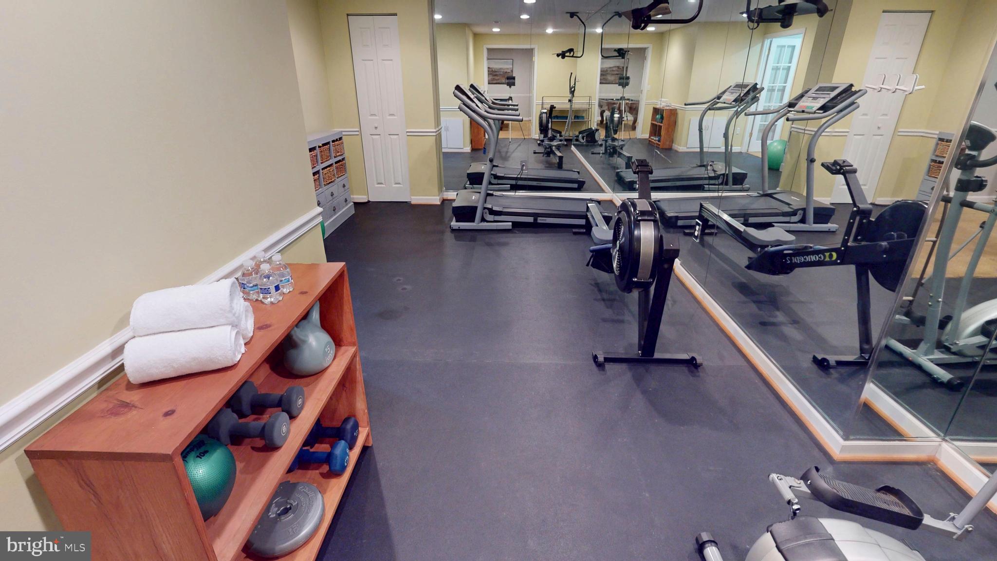 9728 Middleton Ridge Road Vienna, VA 22182 - Photo 67 of 81 a view of a room with gym equipment