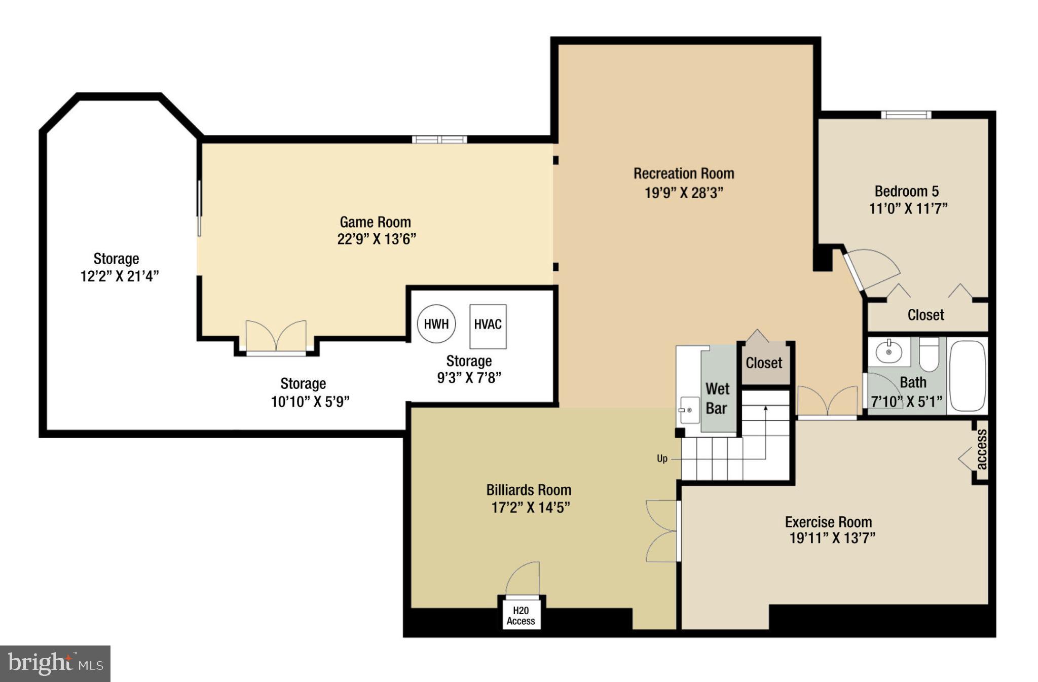 9728 Middleton Ridge Road Vienna, VA 22182 - Photo 81 of 81 Lower Level Floorplan
