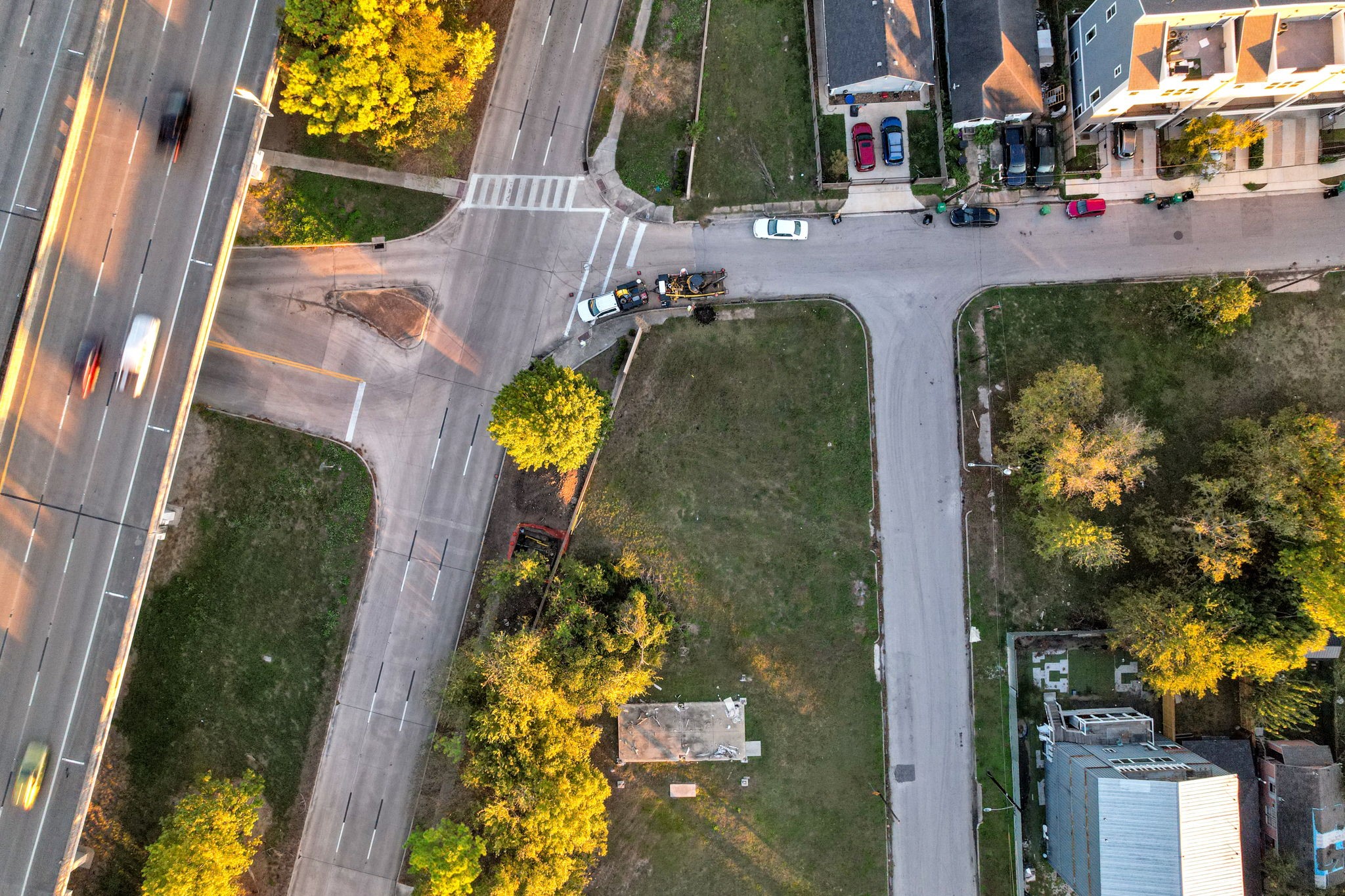 3217 Webster Street Houston, TX 77004 - Photo 3 of 6 an aerial view of residential houses with outdoor space