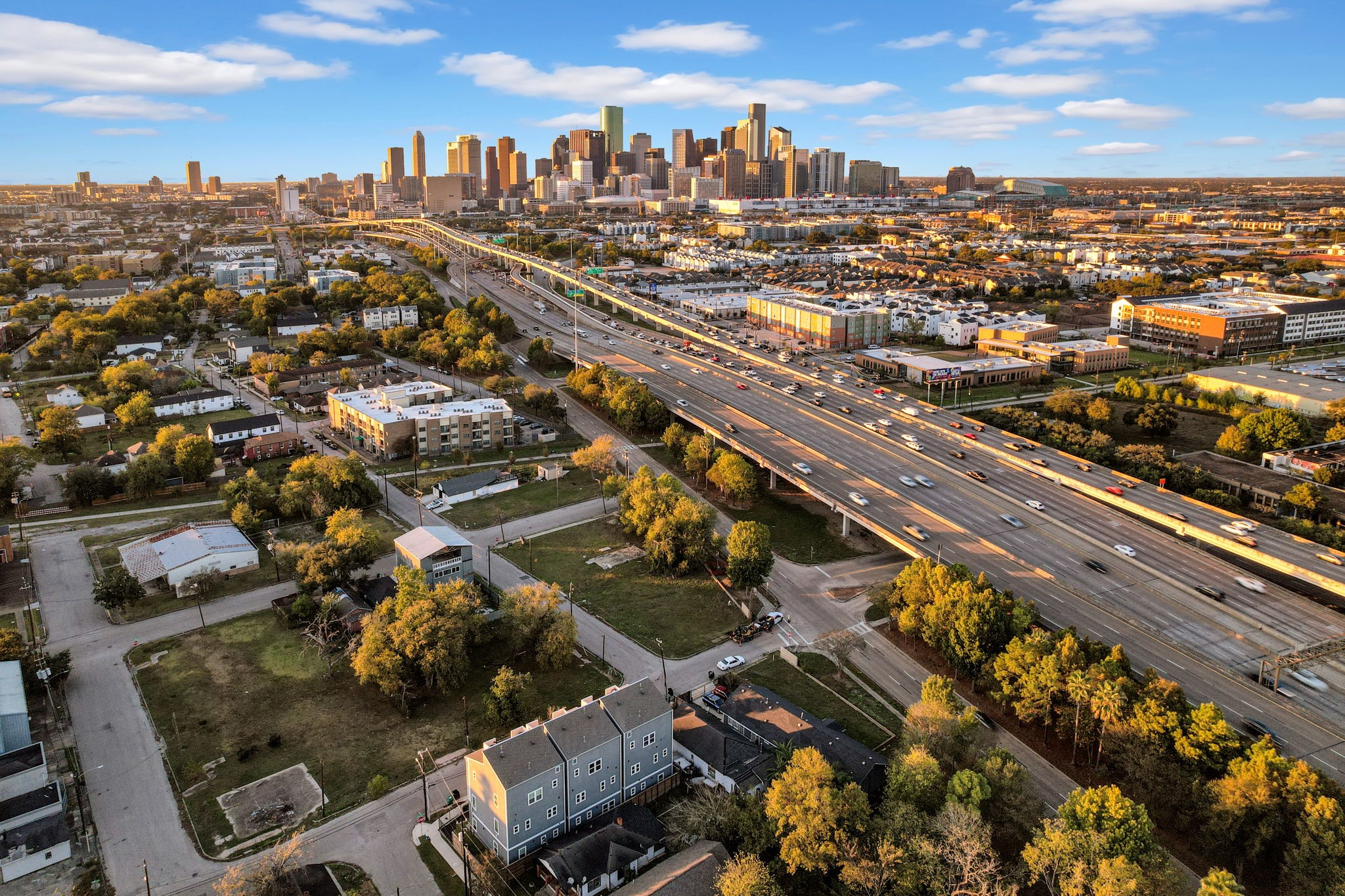 3217 Webster Street Houston, TX 77004 - Photo 5 of 6 an aerial view of a city