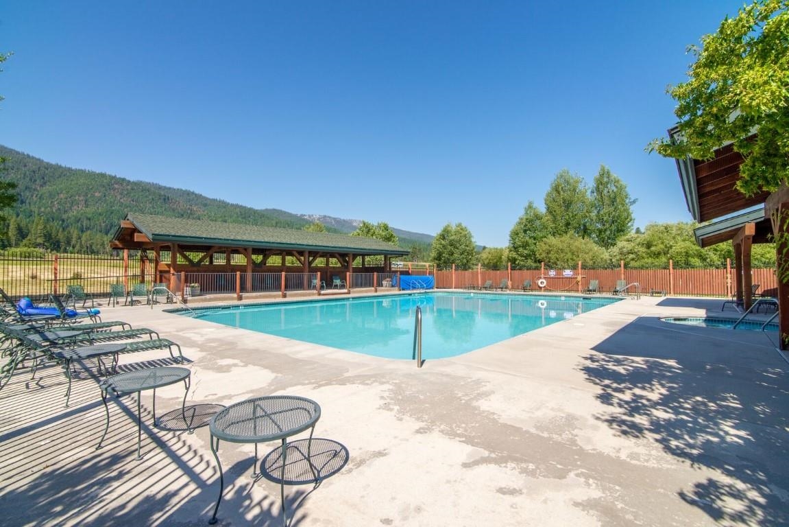 134 Quail View Circle Clio, CA 96106 - Photo 44 of 49 a view of swimming pool with seating area