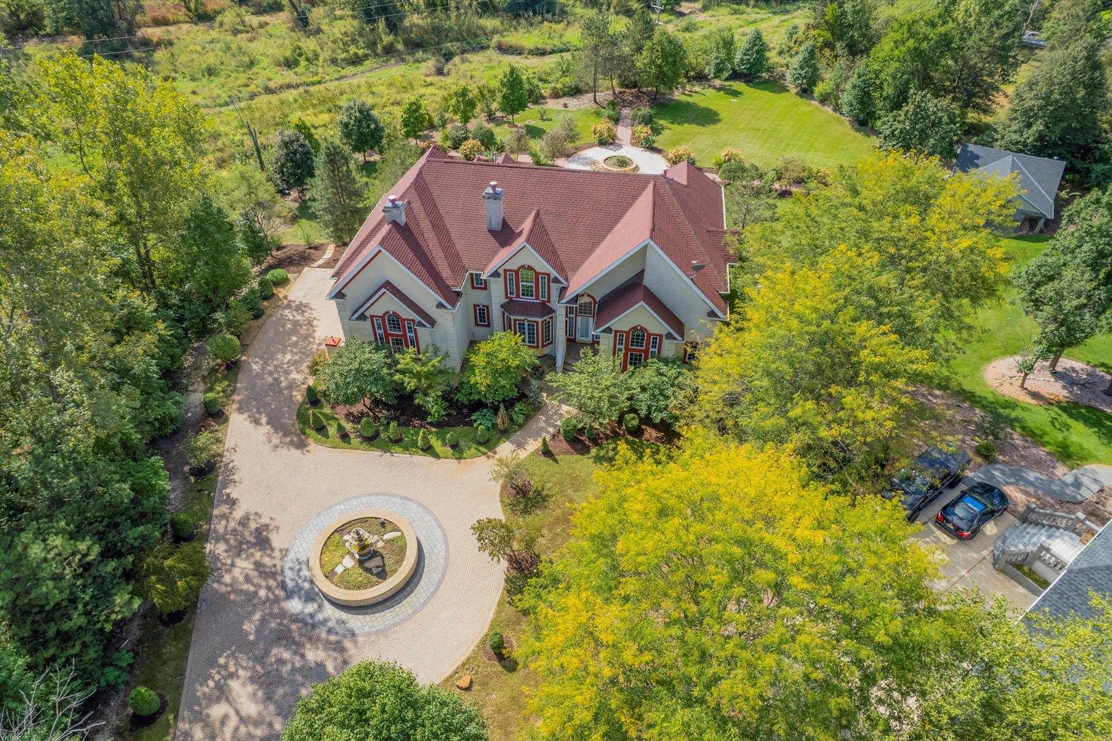 13220 Fox Lane Lemont, IL 60439 - Photo 40 of 43 an aerial view of a house with yard swimming pool and outdoor seating