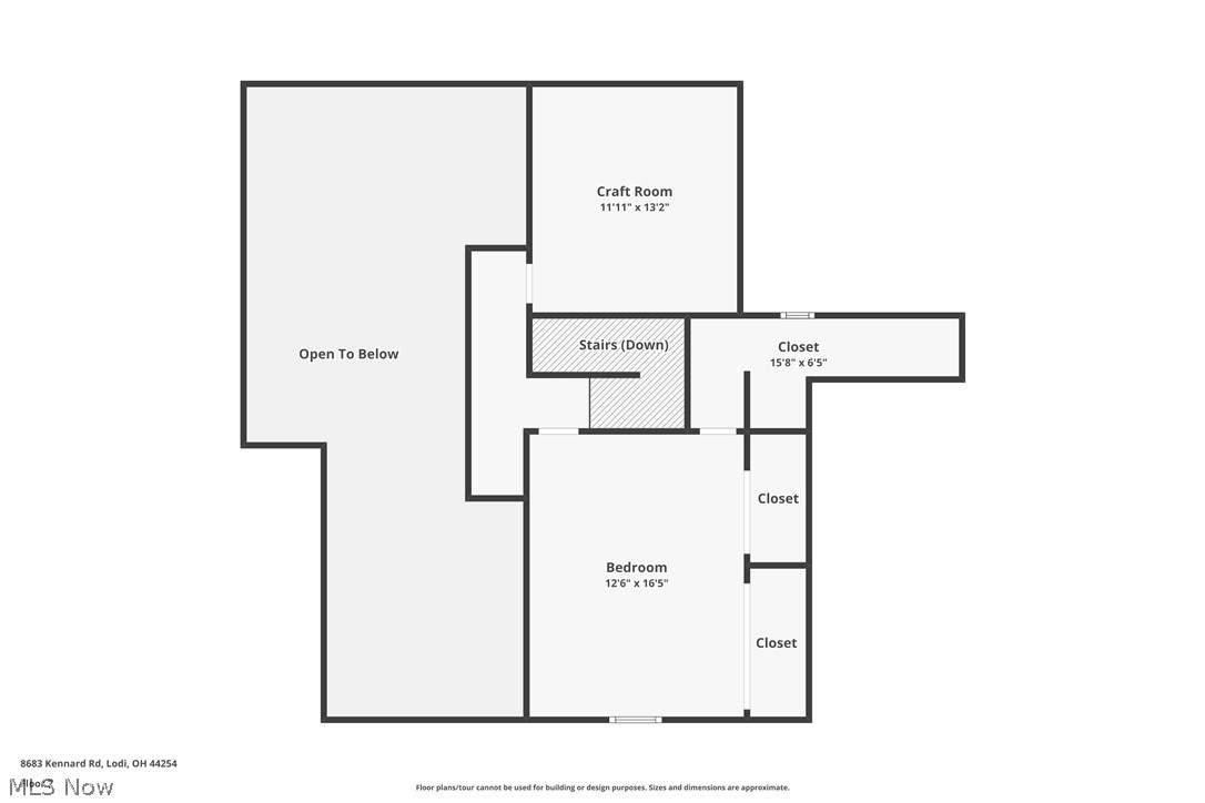8683 Kennard Road Lodi, OH 44254 - Photo 42 of 42 UPPER LEVEL FLOOR PLAN