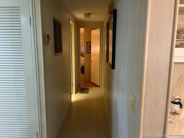 a view of a bathroom with a window