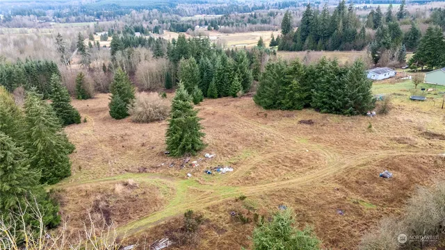 a view of a pathway with a yard
