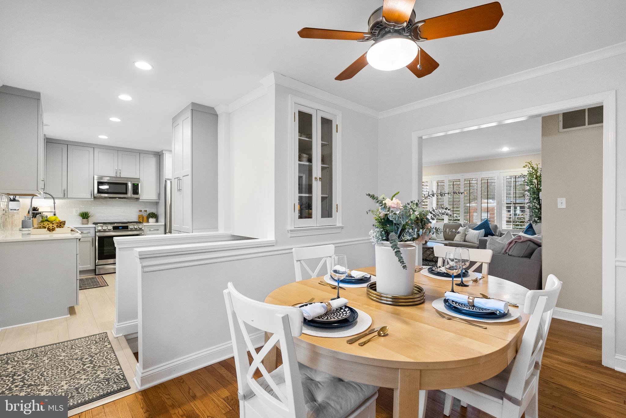 7911 Bainbridge Road Alexandria, VA 22308 - Photo 18 of 50 Dining room can easily become a 3rd bedroom