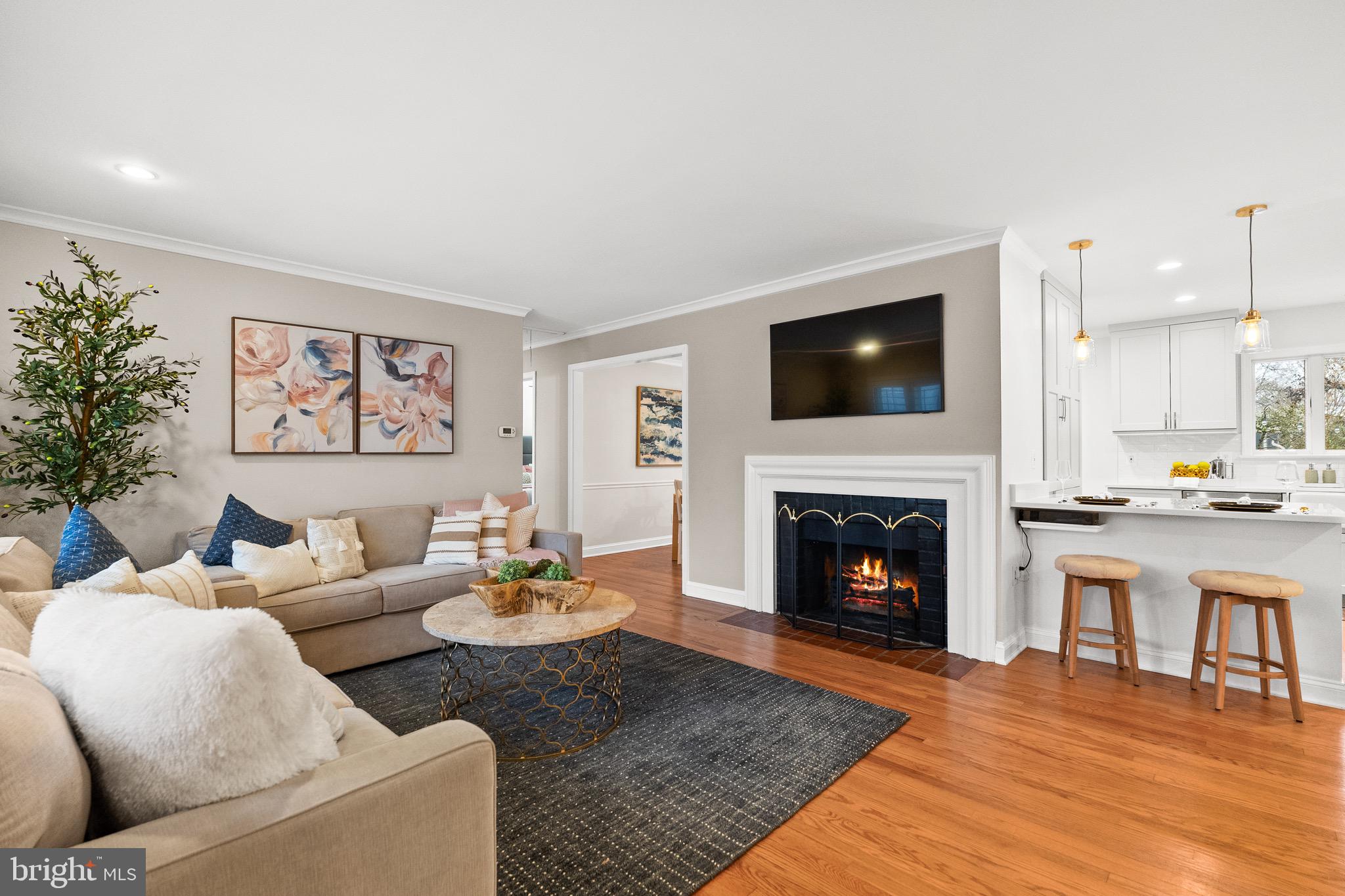 7911 Bainbridge Road Alexandria, VA 22308 - Photo 3 of 50 Gleaming Hardwood floors on the main level