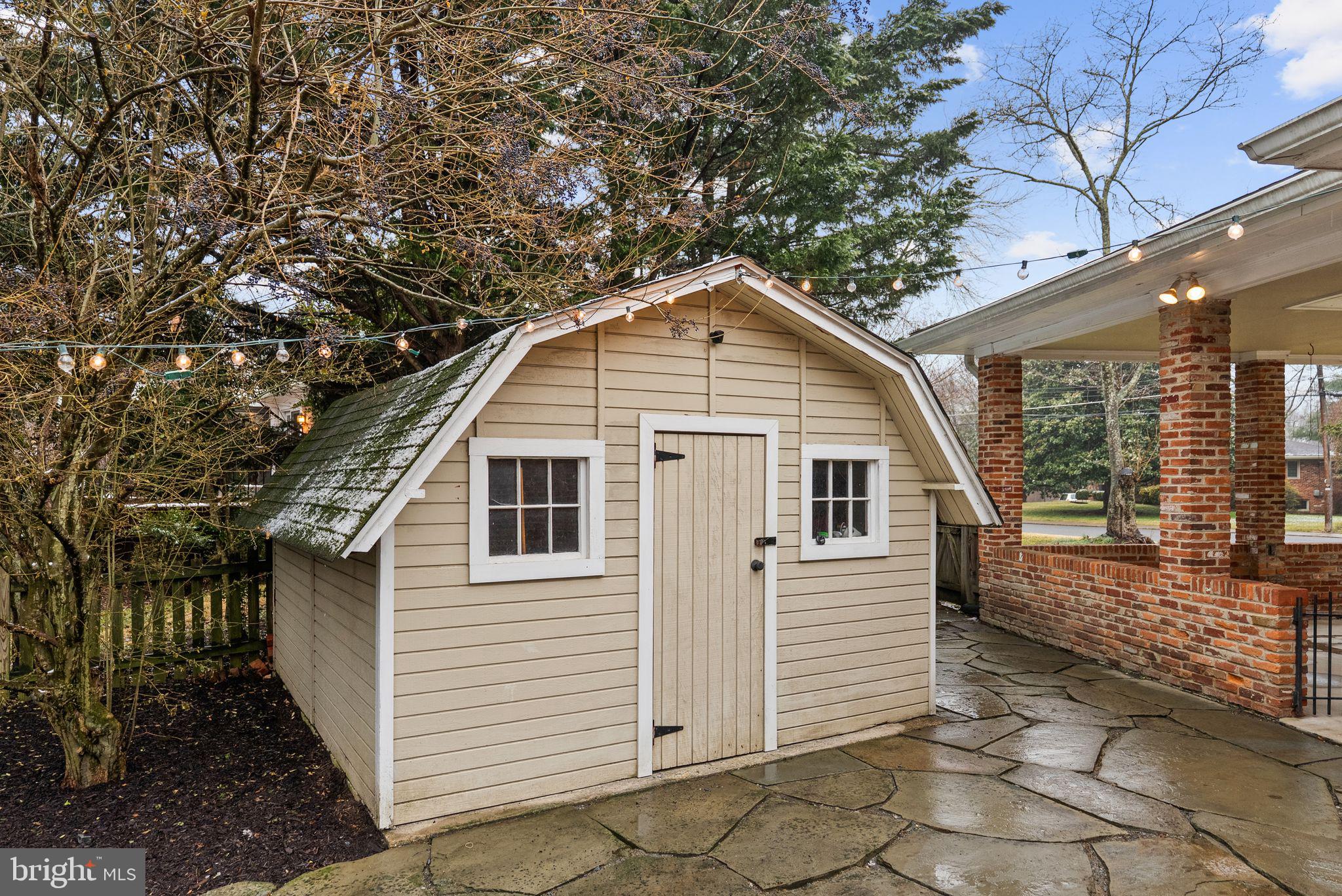 7911 Bainbridge Road Alexandria, VA 22308 - Photo 50 of 50 Huge shed with electricity!