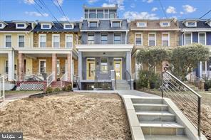 a view of a building with many windows