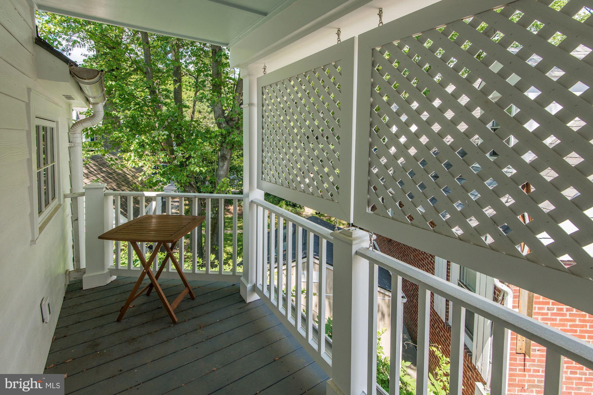 1210 Russell Road Alexandria, VA 22301 - Photo 14 of 30 French Doors lead to Private Balcony