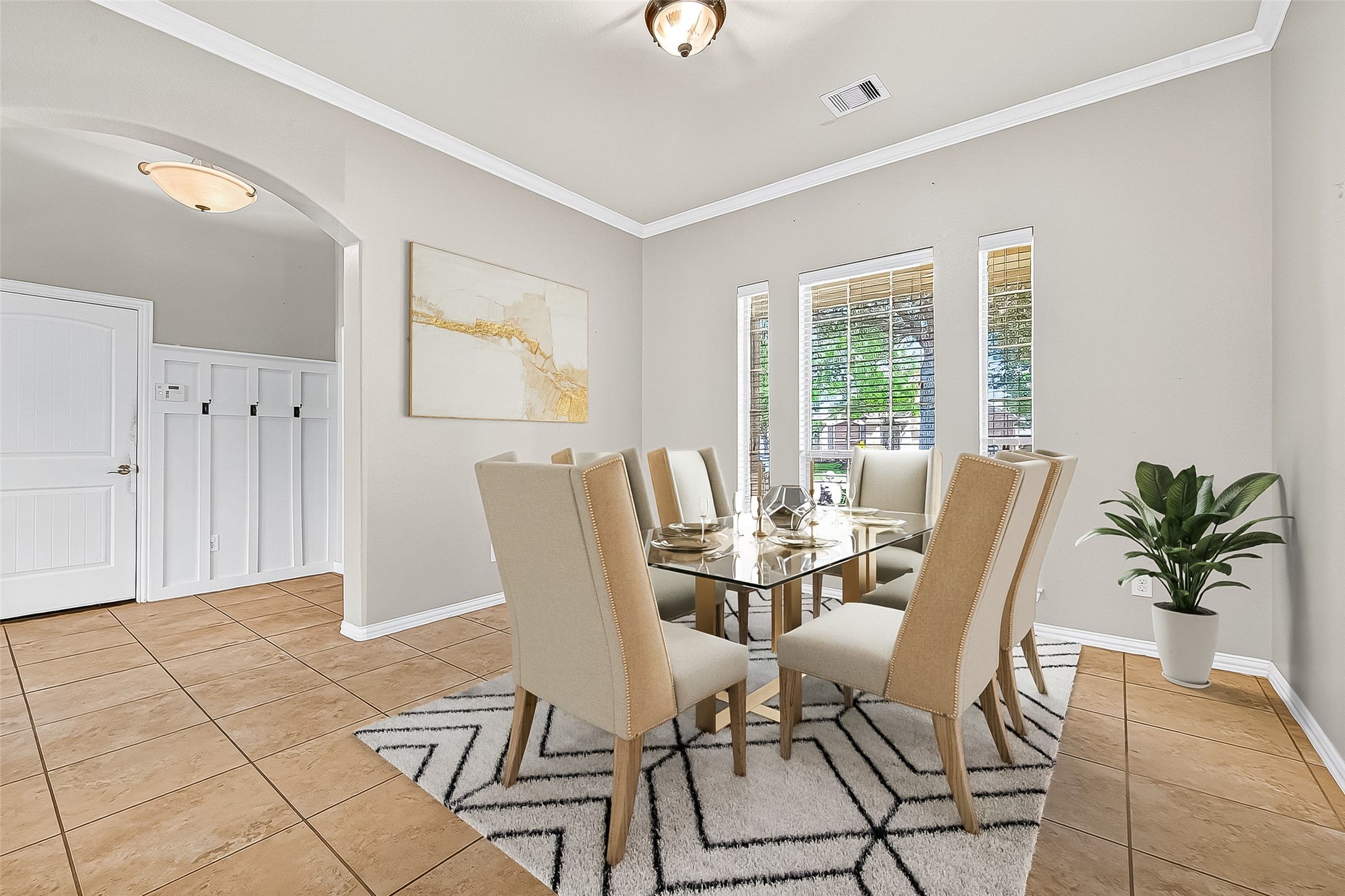 2019 Preston Park Rosenberg, TX 77471 - Photo 6 of 31 a view of a dining room with furniture window and outside view