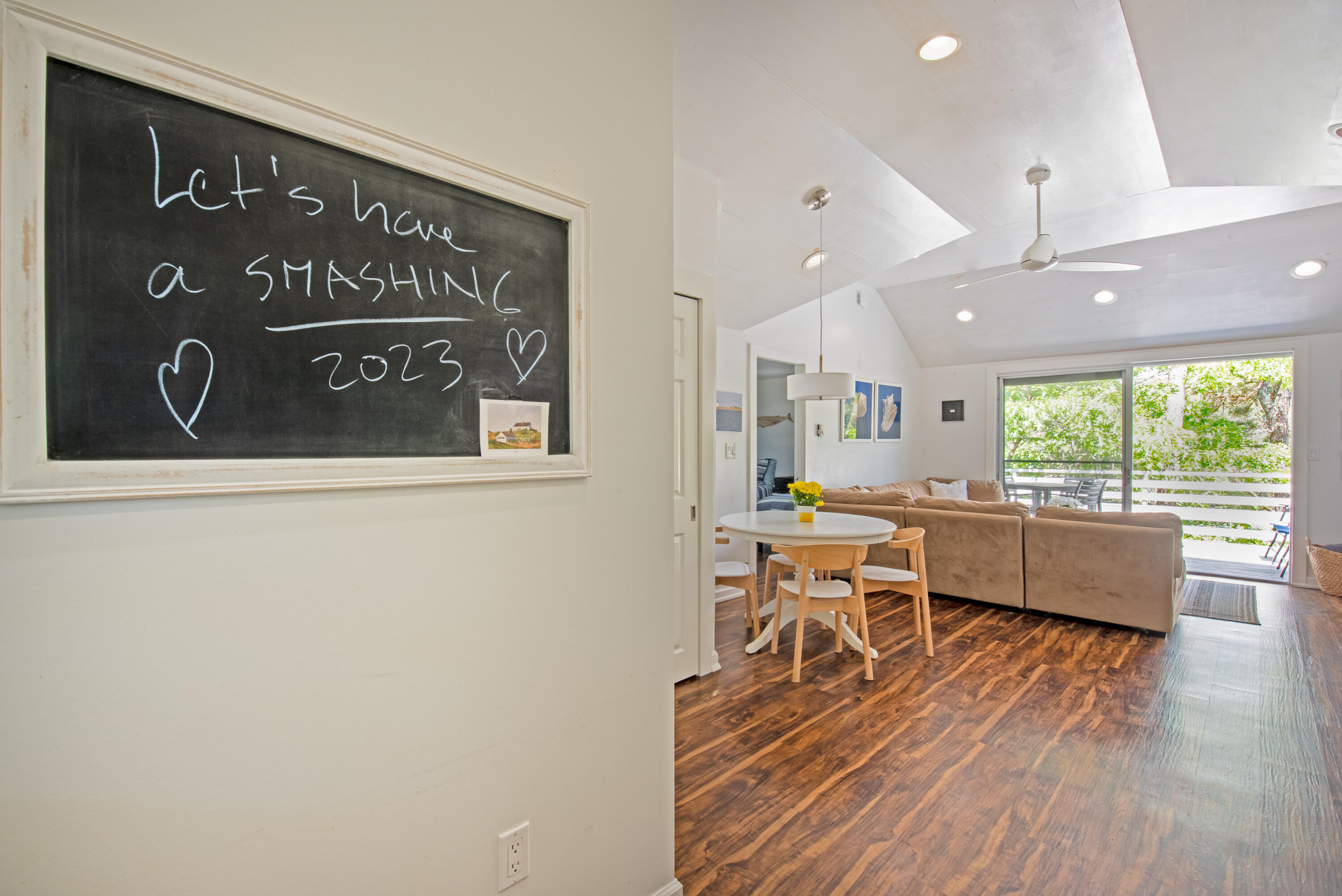7 Great Hollow Road, Unit 38 Truro, MA 02666 - Photo 14 of 28 a living room with furniture and a large window