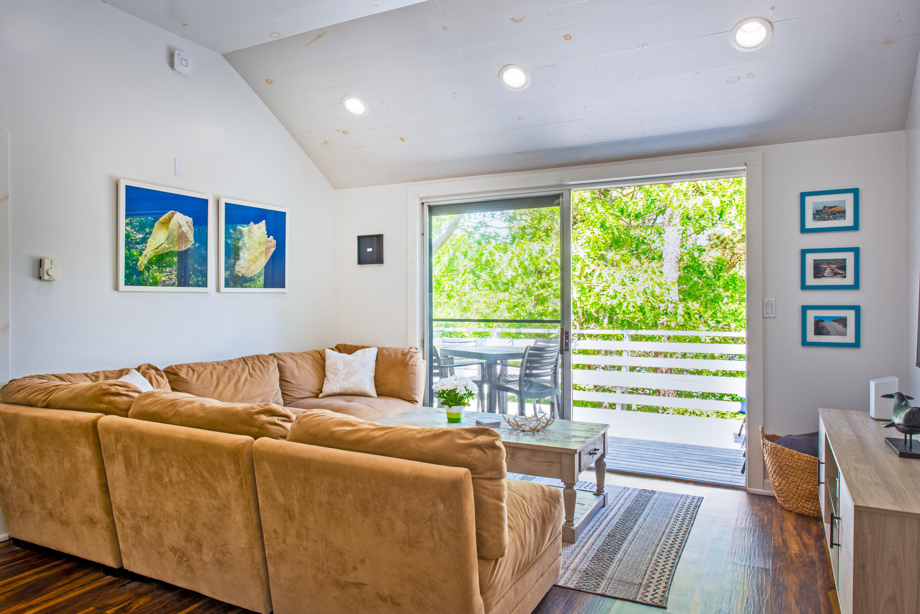 7 Great Hollow Road, Unit 38 Truro, MA 02666 - Photo 17 of 28 a living room with furniture and a large window