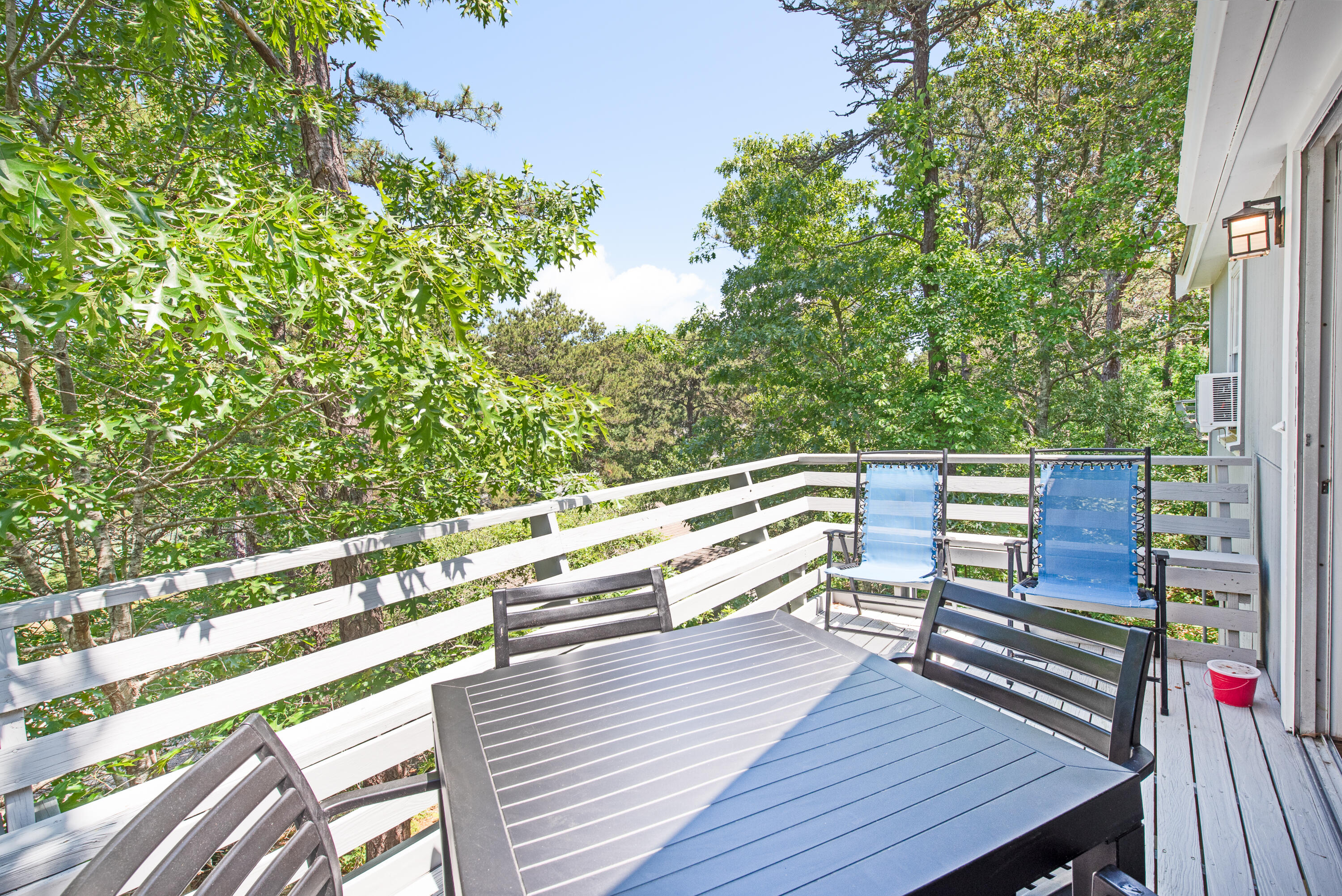 7 Great Hollow Road, Unit 38 Truro, MA 02666 - Photo 20 of 28 a balcony with wooden floor and fence