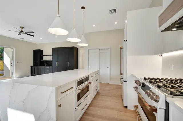 a view of a livingroom with a flat screen tv