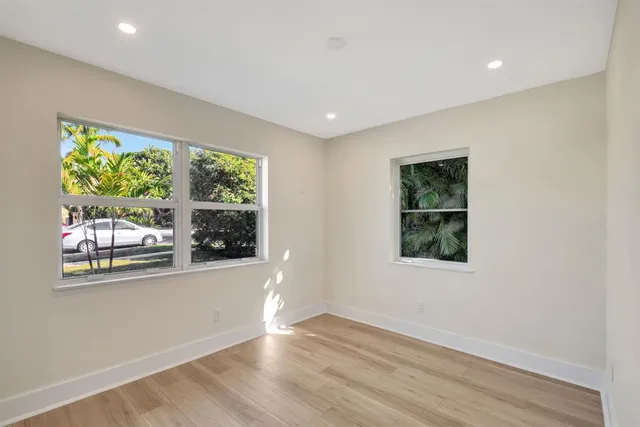 a view of empty room