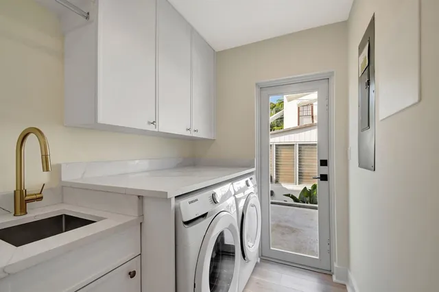 a view of front door of house