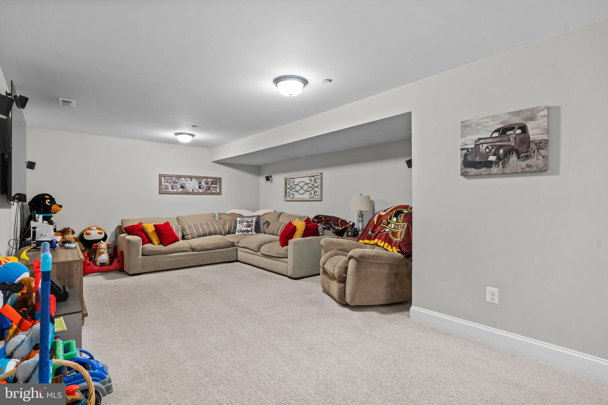 965 Bruno Lane Lusby, MD 20657 - Photo 79 of 83 Lower level rec room view