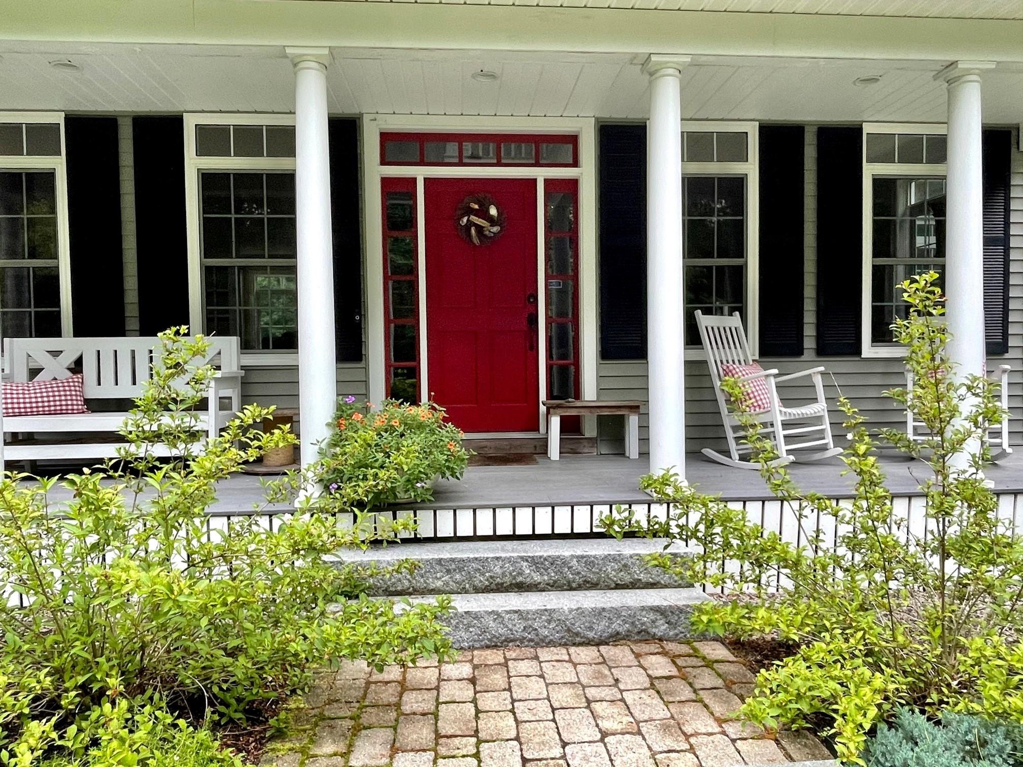 Front porch for relaxing