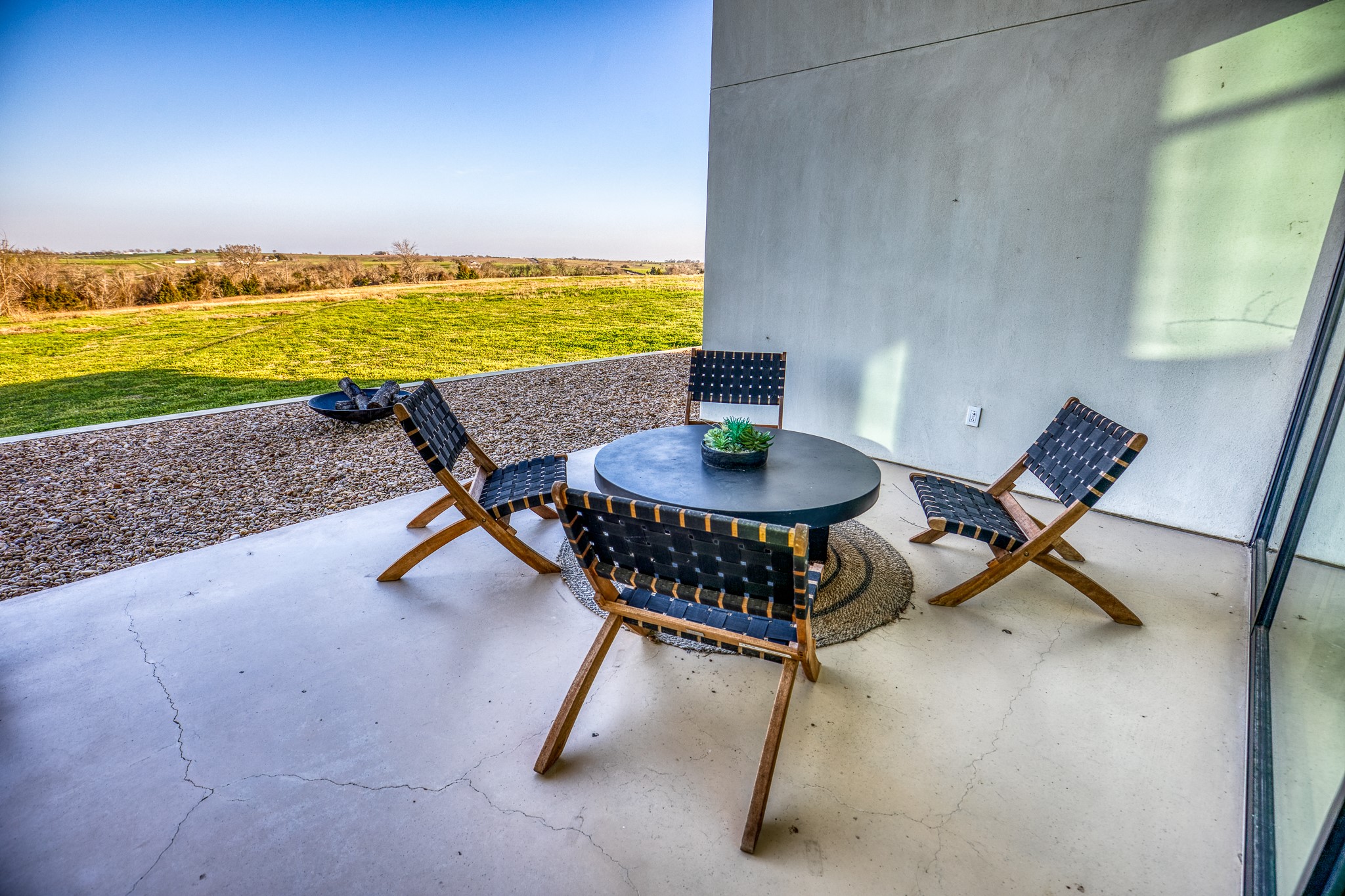 1905 Century Farms Road Burton, TX 77835 - Photo 16 of 29 a outdoor space with furniture and a garden
