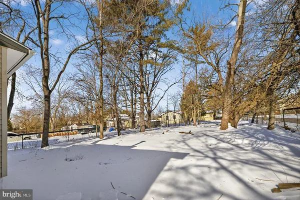 a view of road with covered with snow