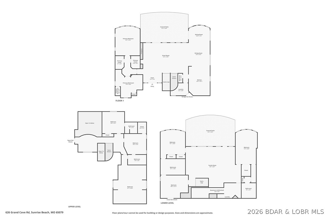 626 Grand Cove Road Sunrise Beach, MO 65079 - Photo 75 of 88 Custom layout with plenty of space!