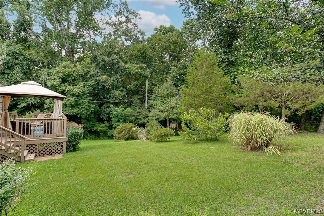 2125 Briarcliff Road Richmond, VA 23225 - Photo 25 of 27 View of yard with a gazebo