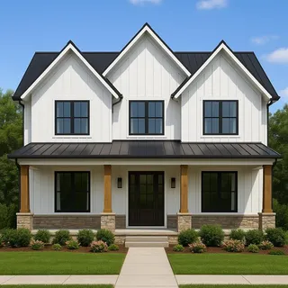 a view of a large window with chair and white walls