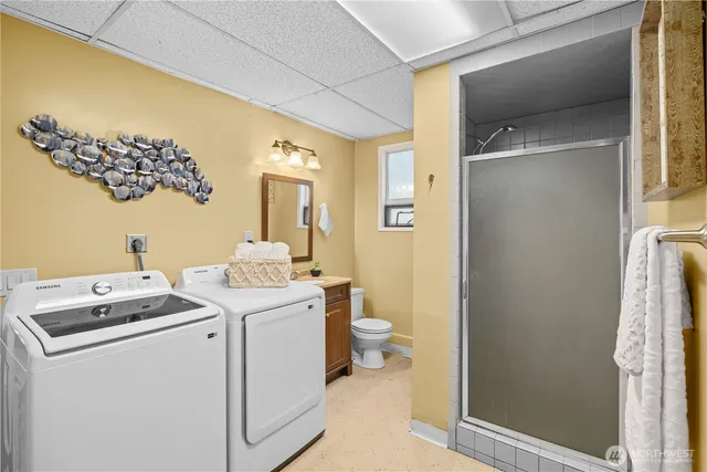 a room with storage and utility