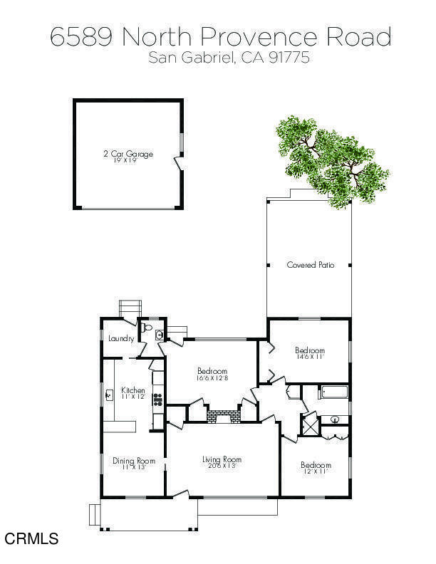 6589 North Provence Road San Gabriel, CA 91775 - Photo 40 of 40 6589 Provence Floor Plan