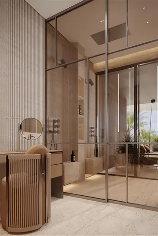 a living room with a view of living room