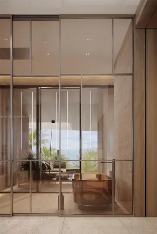 a bathroom with a shower and a tub